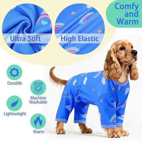 MIGOHI Sweet XS Dog Pajamas, Dog Onesie for Small Dogs | Stretchy & Lightweight Doggy Clothes, Cute Warm Jumpsuit for Puppy, Summer Nightwear, Pink, XS in Kuwait