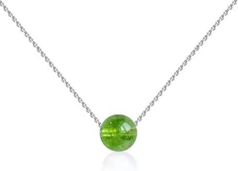 Elegant Pearl Necklace for Women - Adjustable 45cm Silver Plated 18K White Gold Chain with 8-9mm Real Pearl, Perfect Gift for mom in Kuwait