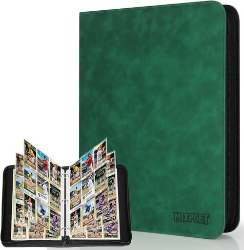 رابط بطاقة تداول ، 12 رابط مجموعة بطاقات الجيب لـ 960 بطاقة ، كتاب متميز للكتاب ، جيب مزدوج الجوانب ، مجلد بطاقة ألبوم جامع لبطاقات TCG/PM/MTG/OPCG/YGO ، الأزرق in Kuwait