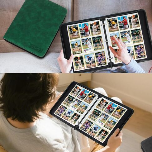 رابط بطاقة تداول ، 12 رابط مجموعة بطاقات الجيب لـ 960 بطاقة ، كتاب متميز للكتاب ، جيب مزدوج الجوانب ، مجلد بطاقة ألبوم جامع لبطاقات TCG/PM/MTG/OPCG/YGO ، الأزرق in Kuwait