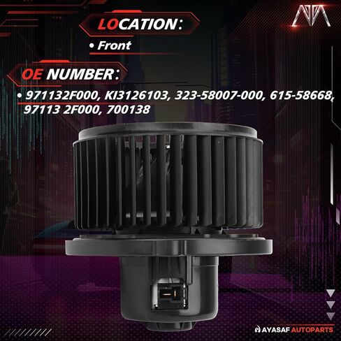 MAYASAF HVAC Blower Motor Assembly fit for Chevy(GMC) 99-06 Silverado(Sierra) 1500/2500/3500 for Avalanche/Suburban/Tahoe- Replaces 35143, 1581647 in Kuwait