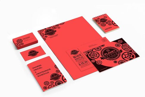 Neenah Paper 22841 Color Cardstock, 65lb, 8 1/2 x 11, Rocket Red, 250 Sheets in Kuwait