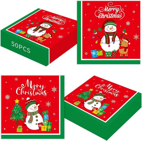 50 Pcs Halloween Napkins - 6.5Inch Disposable Happy Halloween Paper Napkins, Trick or Treat Pumpkin Ghost Cocktail Dinnerware Set for Helloween Party Decorations Tableware Supplies Table Decor Favors in Saudi Arabia