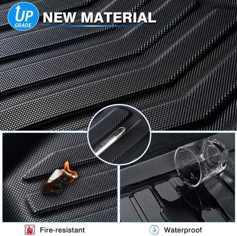 KUST Custom Fit Floor Mats for 2019-2024 Nissan Altima Accessories All Weather Floor Mat Carpet Liners Front & Rear 2 Row Seat Black Liner TPE in Kuwait