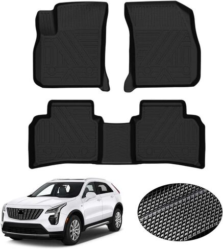 KUST Custom Fit Floor Mats for 2019-2024 Nissan Altima Accessories All Weather Floor Mat Carpet Liners Front & Rear 2 Row Seat Black Liner TPE in Kuwait