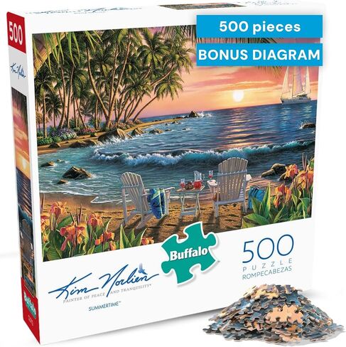 Buffalo Games - Country Life - Antique Barn - 500 Piece Jigsaw Puzzle for Adults Challenging Puzzle Perfect for Game Nights - 500 Piece Finished Size is 21.25 x 15.00 in Kuwait
