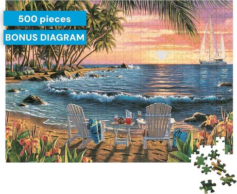 Buffalo Games - Country Life - Antique Barn - 500 Piece Jigsaw Puzzle for Adults Challenging Puzzle Perfect for Game Nights - 500 Piece Finished Size is 21.25 x 15.00 in Kuwait