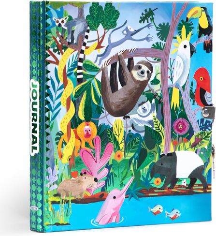 eeBoo: Magical Creatures Journal - Includes Lock & Keys, Foil Cover, 176 Lined Pages, Sketch-Take Notes-Journal, Diary for Kids Ages 6+ in Saudi Arabia