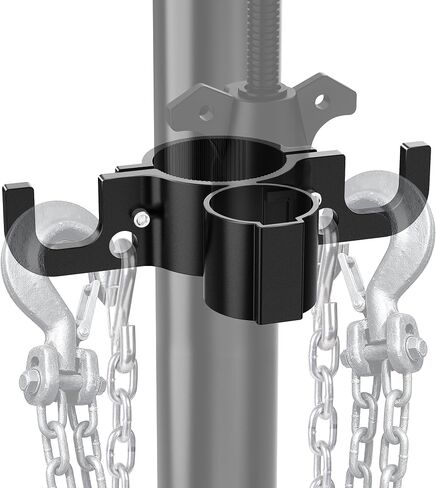 MICTUNING Heavy Duty Trailer Towing Organizer Powder Coating, Aluminum Chain Holder, 7 Way Plug Cover, a Lanyard with Aluminum Ferrule, Durable, Anti-Rust, Upgraded Design in Saudi Arabia