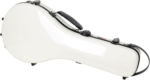 Crossrock Fiberglass Mandolin Case-Universal Designed for Both A and F Style, with Accessory Compartment, Backpack Straps, TSA Lock-Black (CRF2020MAFBK) in Saudi Arabia