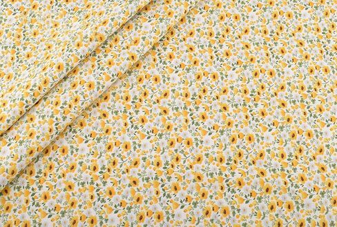 Lemon Fish Cat Print Cotton Fabric Fat Quarter Bundles - Soft Quilting Fabric Material for Sewing, Crafts, Pet, Bags, Upholstery, and Doll Clothes, 6 pcs 15.7" x 19.7" Pre Cut in Kuwait