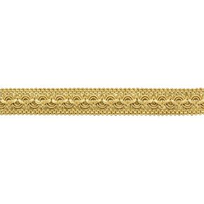 Vintage 1 Inch (2.5cm) Wide Black Gimp Braid Trim Style# 0100SG Color: K9 - Onyx 9.1 Meters / 10 Yards in Kuwait