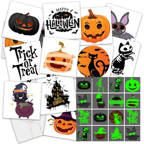 ArtCreativity Halloween Temporary Tattoos for Kids - Pack of 144-2 Inch Non-Toxic Tats Stickers for Boys and Girls, Best for Halloween Party Favors, Treats, Décor, Goodie Bags - 6 Assorted Designs in Kuwait