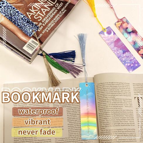 Sublimation Bookmark Blank Bundles,Double-Side PVC Heat Transfer Material Matte Photo Effect,Customized DIY Craft Gift Souvenir Party Favors Supplies Back to School Project (60) in Saudi Arabia
