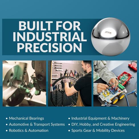 (25 قطعة) PGN - كرات محمل فولاذية كروم دقيقة مقاس 1/2 بوصة (0.5 بوصة) G25 in Kuwait