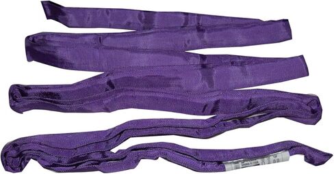 2" x 3' Endless Round Lifting Sling, Green, Lightweight and Durable, Looped Synthetic Yarn, Double Wall Polyester Web Cover, 3 Rigging Variants, Moisture Wicking in Kuwait