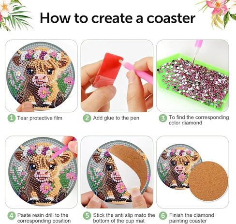 8 قطع عيد الميلاد أدوات الفنون الماس ، وقوادات الرسم الماسي ، وأطقم الطلاء الفنية الماس ، 5D DIY Clow Drill Diamonds Arts Cits للبالغين هدية وديكور المنزل in Kuwait