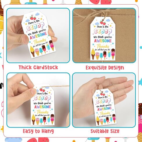 Serencatcher 50pcs Cupcake Themed Employee Appreciation Gift Tags, You Take The Cake Thank You for All That You Do Thank You Tags with String for Staff Coworkers Volunteers Teachers Appreciation in Saudi Arabia