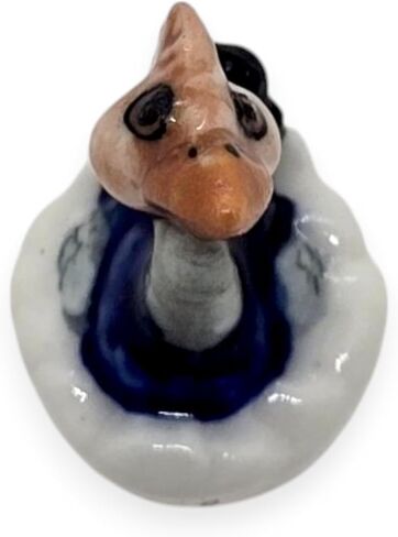 ChangThai Design 2" Long Sperm Whale Miniature Fish Ceramic Aquatic Animal Figurine Dollhouse Collectible Statue Decor Gifts in Kuwait