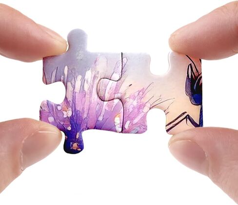 لغز المناظر الطبيعية للزهور الملونة للبالغين 1000 قطعة ، لغز القهوة في بحيرة إيطاليا المريح ، لغز قهوة جرو القط in Kuwait