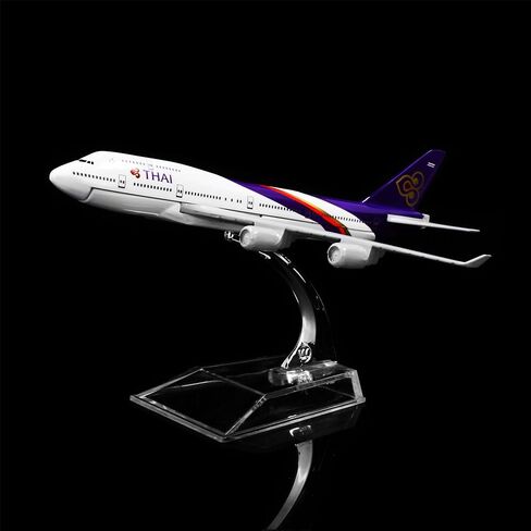 24-Hours 18" 1:160 Scale Hobby Airplane Model Air France Plane A380 Model Plane Diecast Airplane for Adults with LED Light(Touch or Sound Control) for Business Gift in Kuwait
