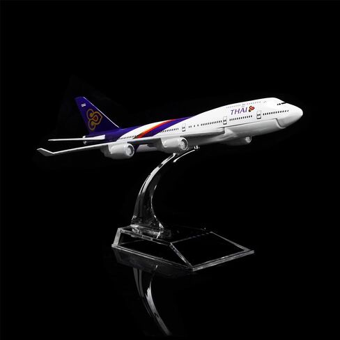 24-Hours 18" 1:160 Scale Hobby Airplane Model Air France Plane A380 Model Plane Diecast Airplane for Adults with LED Light(Touch or Sound Control) for Business Gift in Kuwait