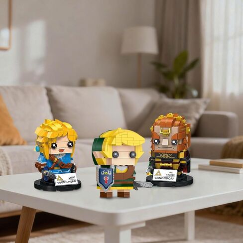 مجموعة مكعبات بناء ذا ماستر سورد متوهجة من بوتي دبليو متوافقة مع سيف ليجو لينك مع صندوق الكنز، مجموعة العاب تزيين سطح المكتب الفريدة القابلة للفصل للبالغين والاولاد والاطفال من سن 6-12 سنة (498 قطعة) in Kuwait