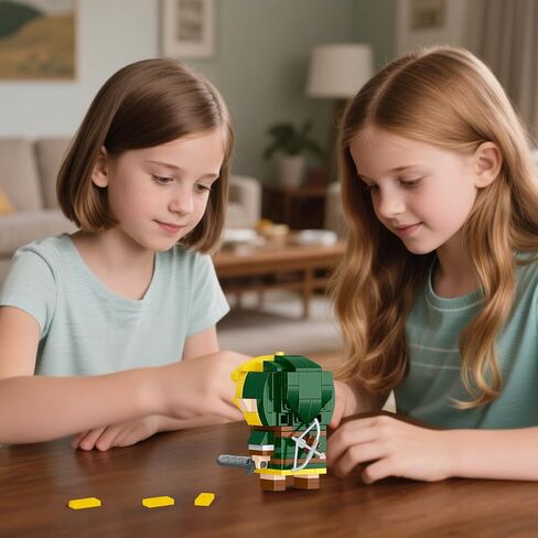 مجموعة مكعبات بناء ذا ماستر سورد متوهجة من بوتي دبليو متوافقة مع سيف ليجو لينك مع صندوق الكنز، مجموعة العاب تزيين سطح المكتب الفريدة القابلة للفصل للبالغين والاولاد والاطفال من سن 6-12 سنة (498 قطعة) in Kuwait