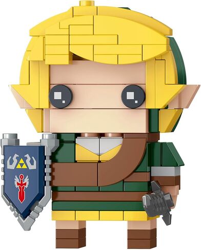 مجموعة مكعبات بناء ذا ماستر سورد متوهجة من بوتي دبليو متوافقة مع سيف ليجو لينك مع صندوق الكنز، مجموعة العاب تزيين سطح المكتب الفريدة القابلة للفصل للبالغين والاولاد والاطفال من سن 6-12 سنة (498 قطعة) in Kuwait