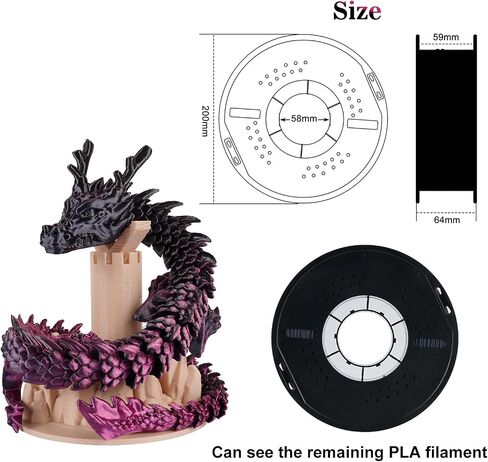 Kingroon PLA 3D Printer Filament, 10 Rolls, Triple Color Silk PLA Filament, Dimensional Accuracy +/- 0.03 mm, 10kg Spool(22lbs), 1.75 mm, Red Blue Green in Saudi Arabia