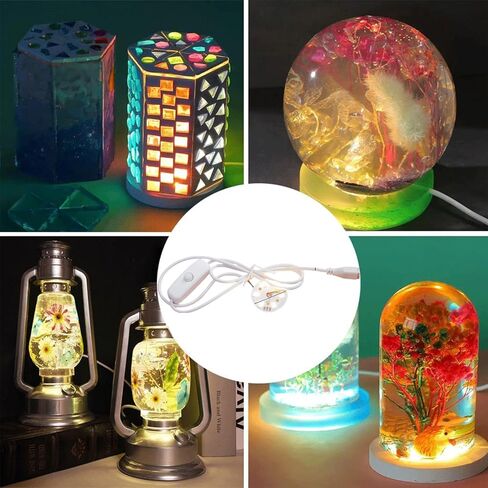 قالب راتنجات مصباح الكيروسين ، قوالب سيليكون خفيفة لراتينج الايبوكسي ، مجموعة راتنجات الفوانيس ، مصباح الزيت ثلاثي الأبعاد مصباح الايبوكسي ل DIY مضيئة الحرف الفنية الزخارف زخارف المنزل (كبير) in Kuwait