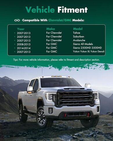 مرايا سحب SCITOO مناسبة لـ 1988-1998 لسيارة Chevy لـ GMC C/K 1500 2500 3500 مرآة سحب سوداء قابلة للتعديل يدويًا قابلة للطي يدويًا تصغير يدوي in Kuwait