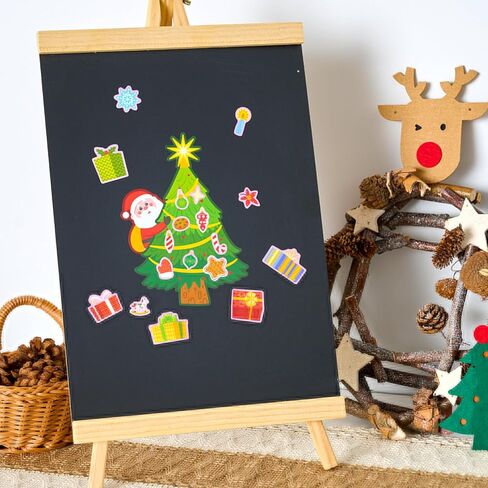 JOYIN 48 قطعة عيد الميلاد اصنع ملصق وجه، ملصقات عيد الميلاد اصنع الفنون والحرف اليدوية الخاصة بك سانتا سانتا، جنوم، الرنة، رجل الثلج، الدب القطبي، هدايا عيد الميلاد الحرفية للأطفال الأنشطة المدرسية لوازم الحفلات in Saudi Arabia