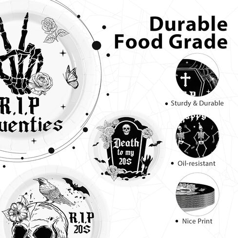 Grencian 60pcs Blue Green Yellow Party Supplies 9" Halloween Face Paper Plates Cartoon Tableware Sets Decoration for Teen Girls Birthday Cartoon Theme Party Decoration in Saudi Arabia