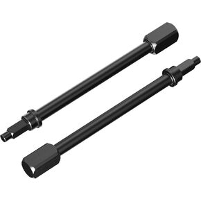 COOWOO Heavy Duty Front Portal Axle CVD Drive Shafts Upgrade Parts for 1/18 UTB18 RC Crawler Cars - Set of 2