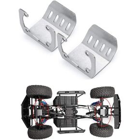 RCLIOLN Stainless Steel Skid Plate Axle Protection Plate for Axial SCX10 II 90046 Upgrades 1/10th RC Crawler Car
