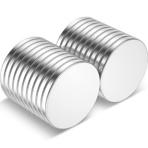 60Pack Neodymium Strong Magnets, 10x3 Small Round Magnets Strong,Rare Earth Magnets Heavy Duty Round Disc Magnets for Industrial, Whiteboard, Kitchen Cabinet,Tools Strorage