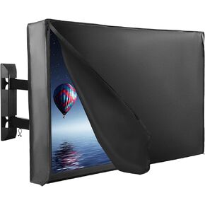 DOCEPERT Outdoor TV Cover 52 to 55 inches，Waterproof And Weatherproof TV Covers With Zipper Flap ,600D Thick Fabric TV Cover Size 52''W X 31''H X 5.5''D