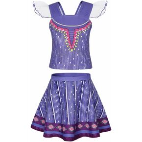 Jurebecia Wish Asha Bikini for Girls 2-Piece Swimsuit Bathing Suit Kids Princess Role Play Swimwear