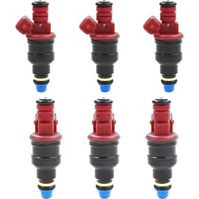 6 Pcs Fuel Injectors Replacement for 1993-1996 Ford Explorer Ranger 4.0L engine Replaces 0280150931