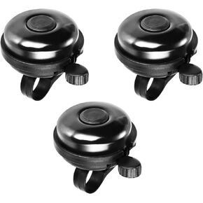 Emove 3 Pieces Classic Bike Bell, Aluminum Bicycle Bell, Loud Crisp Clear Sound Bicycle Bike Bell for Adults
