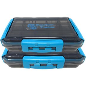 Reaction Tackle Ultimate Waterproof Tackle Box Trays with Removable Dividers - Organization and Storage Solution- 2-Pack Kit of 3-Clip Trays - 3600 2-pack