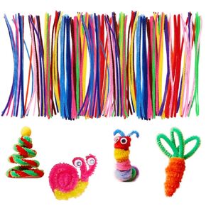1200 Pieces Pipe Cleaners Craft Supplies, Multi-Color Chenille Stems, 20 Colors Craft Pipe Cleaners Bulk for DIY Art and Craft Projects(6mm x 12 Inch)