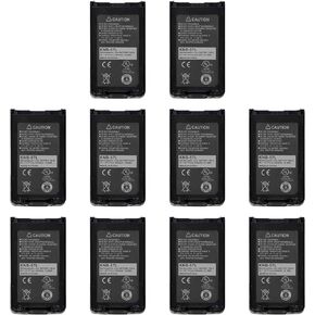 DDONG PLUS (10PCS) KNB-57L Battery KNB-24L KNB-55L Replacement Battery [Upgraded] for Kenwood NX-220 NX-320 NX-3220 NX-3320 NX-3300 TK-3160 TK-3360 TK-2173 KNB-35 KNB-56N KNB-78L KNB-79LC Battery