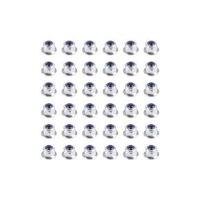 صواميل شفة M10 - IMScrews 304 صواميل شفة من الفولاذ المقاوم للصدأ - حلول تثبيت قوية لتطبيقات متعددة الاستخدامات (عبوة من 10 قطع)