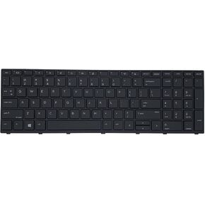 لوحة مفاتيح بديلة أمريكية من AUTENS لجهاز HP ProBook 450 G5 / 455 G5 / 470 G5 / 650 G4 / 650 G5 / 655 G4 / 655 G5 للكمبيوتر المحمول أسود بدون إضاءة خلفية ولا مؤشر in Kuwait