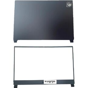 wzqrps Replacement Laptop LCD Cover Back Rear Top Lid with Front Bezel Frame for MSI Delta 15 A5EFK MS-15CK 3075CKA411Y42 307-5CKA411-Y42 3075CKA411 Blue