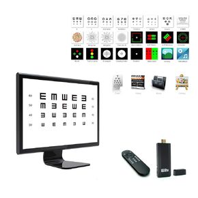 Elite Digital Visual Acuity Chart System with a Wireless Fluorescent Keypad Remote, Compatible with Any TV or Monitor (No Computer Needed), Simply Plug and Play, High-Definition up to 4K