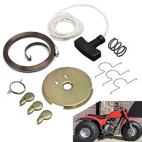 MOTOQUEEN Recoil Pull Start Starter Rebuild Assembly for Honda ATC 90 110 185 185S 200 200E 200S 1970-1985