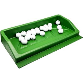 JJM Heavy Duty Golf Ball Tray for Hitting Mats, ABS Abrasion Resistant, Holds 100 Golf Balls, Indoor and Outdoor Use